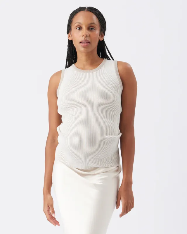 Zoe Rib Knit Nursing Tank