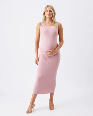 Luxe Knit Off Shoulder Dress