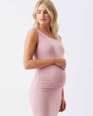 Luxe Knit Off Shoulder Dress