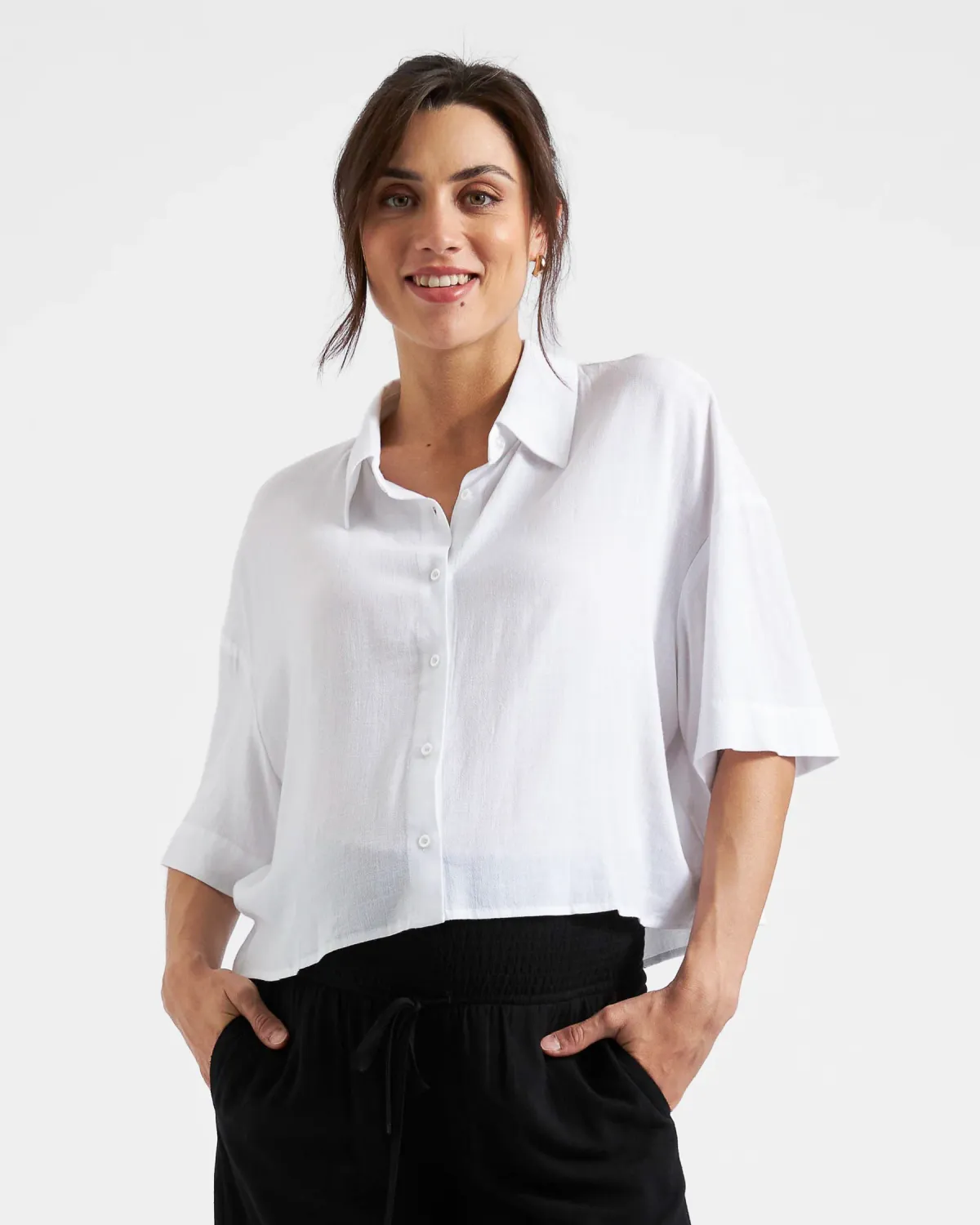 Farrah Crop Shirt