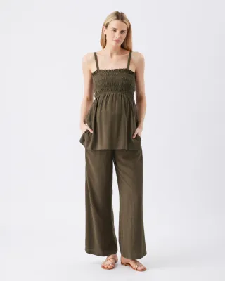 Marlow Shirred Pant