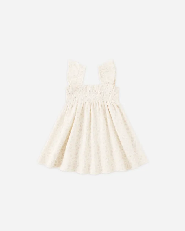 Smocked Jersey Dress