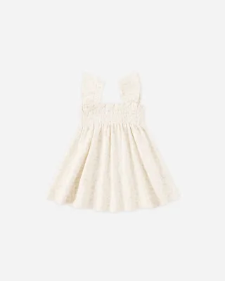 Smocked Jersey Dress