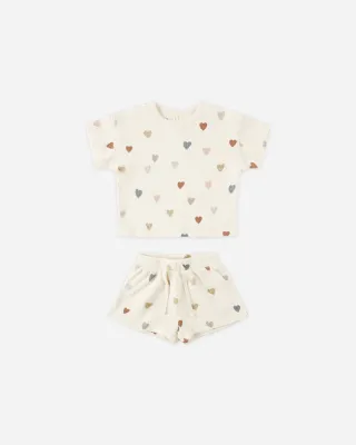 Waffle Tee + Short Set