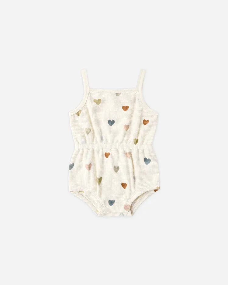 Waffle Cinch Romper