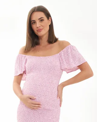 Selma Shirred Dress