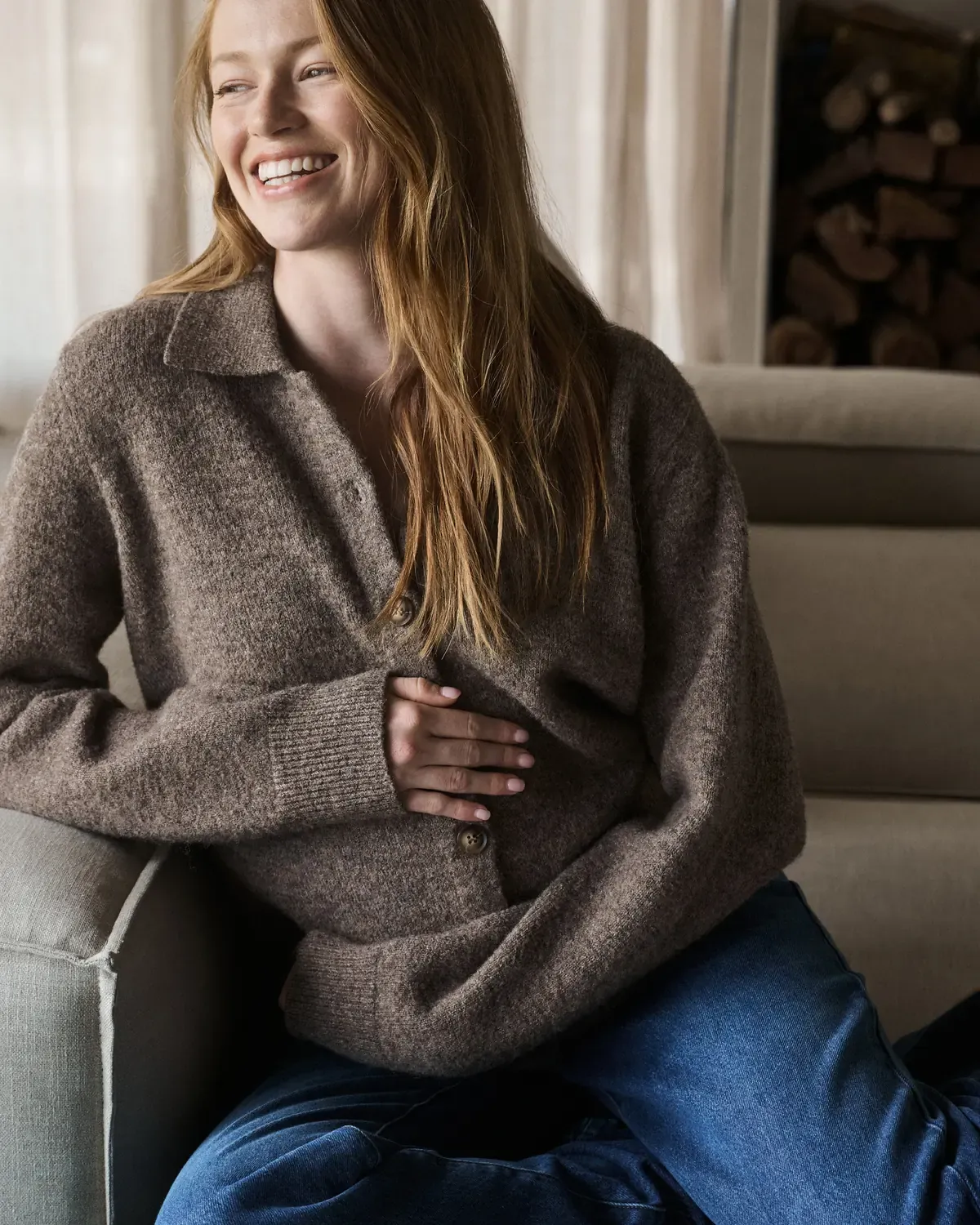Brodie Collared Cardigan