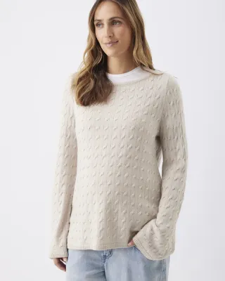Carla Cable Nursing Knit
