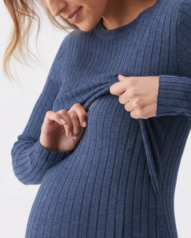 Eden Knit Nursing Dress