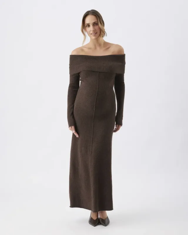 Tyla Off Shoulder Knit Dress