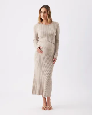 Eden Knit Nursing Dress
