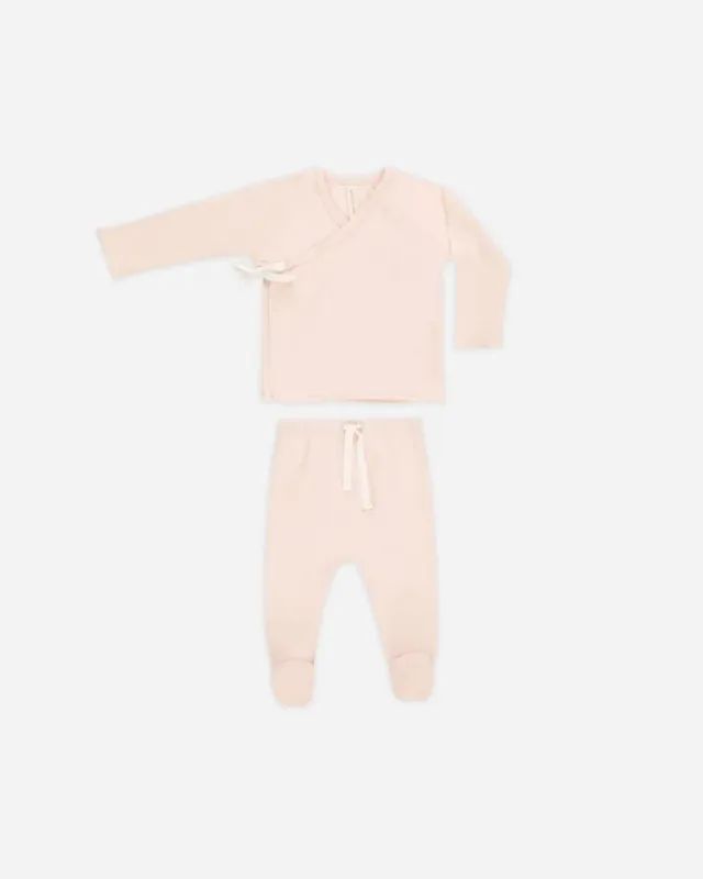 Wrap Top + Footed Pant