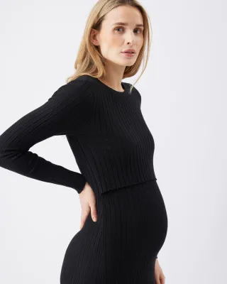 Eden Knit Nursing Dress