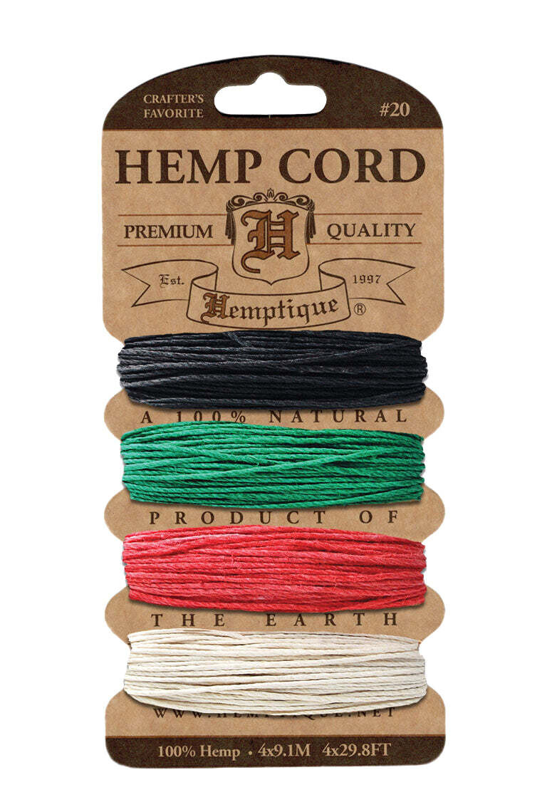20 Hemp Cord Card Primary