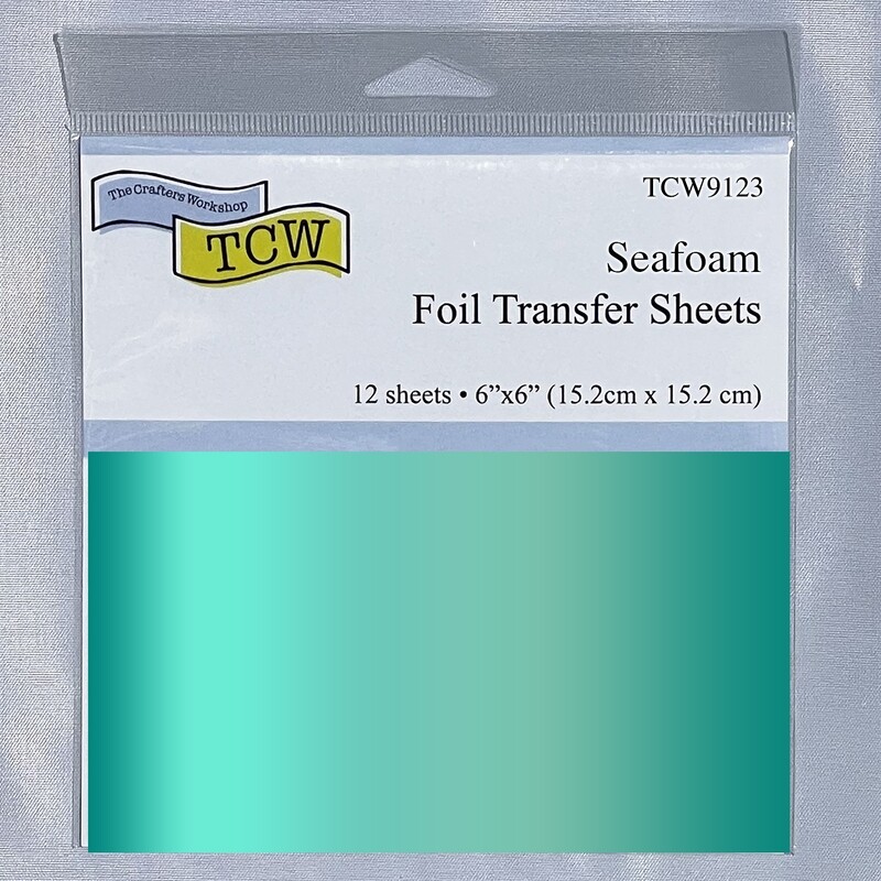 Seafoam Foil Transfer Sheets