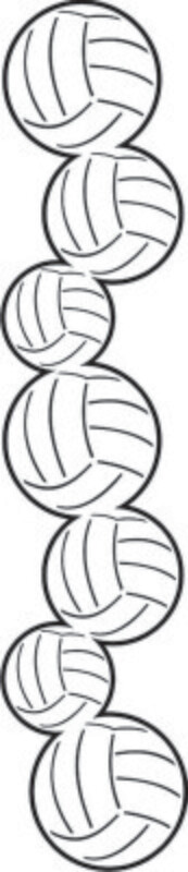 PP Volleyball Border