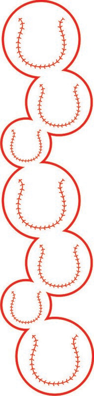 PP Baseball Border