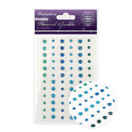 EC Diamond Sparkles Glitter Gemstones Blue Sparkles