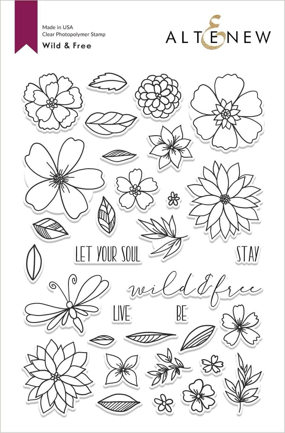 ATW Wild &amp; Free Stamp &amp; Die Set