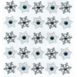 N Jolee's Cabochon Dimensional Repeat Stickers Snowflake Repeats