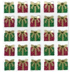 N Jolee's Cabochon Dimensional Repeat Stickers Christmas Present Repeats