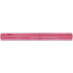 N Finger Grip Ruler 12&quot; Assorted Colors