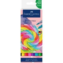 N Faber Castell Goldfaber Dual Ended Aqua Marker Set 6/Pkg Candy Shop