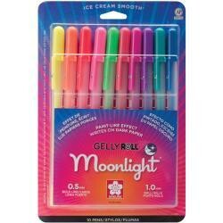N Gelly Roll Moonlight Bold Point Pens 10/Pkg