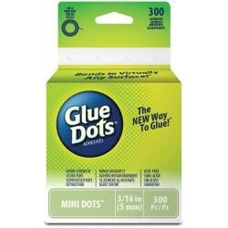 N Glue Dots Clear Dot Roll Mini 3/16" 300/Pkg