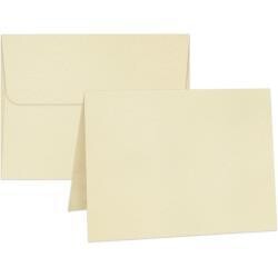 N Graphic 45 Staples A2 Card 4.25&quot; X5.5&quot; With Envelope Ivory