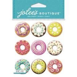 N Jolee&#39;s Boutique Dimensional Stickers Donuts