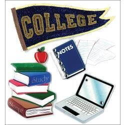 N Jolee&#39;s Boutique Dimensional Stickers College