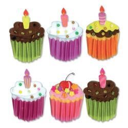 N Jolee&#39;s Boutique Dimensional Stickers Cupcakes