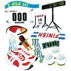 N Jolee&#39;s Boutique Dimensional Stickers Marathon Runner