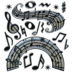 N Jolee&#39;s Boutique Dimensional Stickers Music Notes