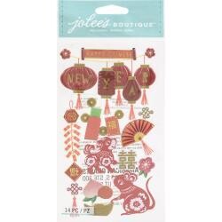 N Jolee&#39;s Boutique Themed Embellishments 14/Pkg Chinese New Year