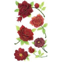 N Jolee&#39;s Le Grande Dimensional Stickers Colorful Roses