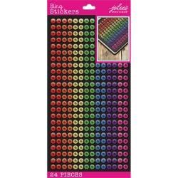 N Jolees Boutique Themed Stickers Rainbow Bling Sheet