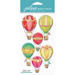 N Jolee&#39;s Le Grande Dimensional Stickers Hot Air Balloons