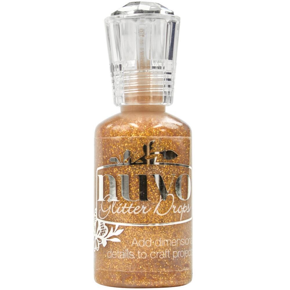 N Nuvo Glitter Drops Golden Sunset