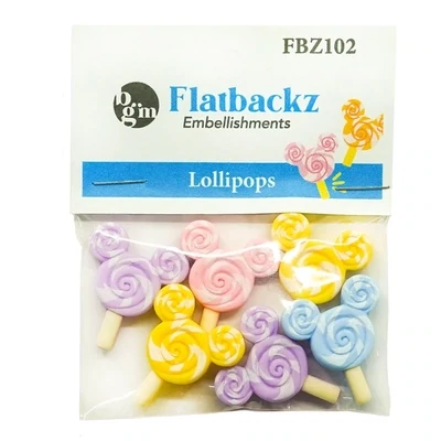 BG Flatbackz Embellishments Lollipops