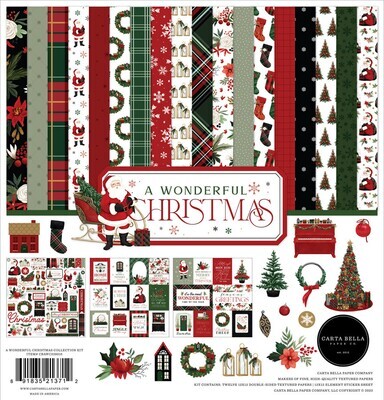 Ep A Wonderful Christmas Collection Kit Carta Bella