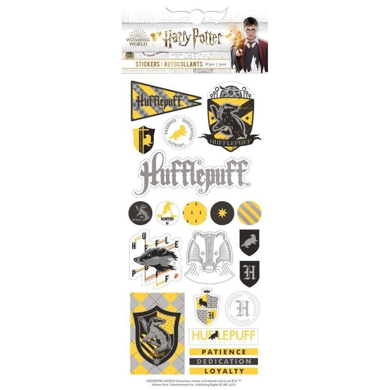 N Paper House Harry Potter Foiled Stickers House Pride Hufflepuff