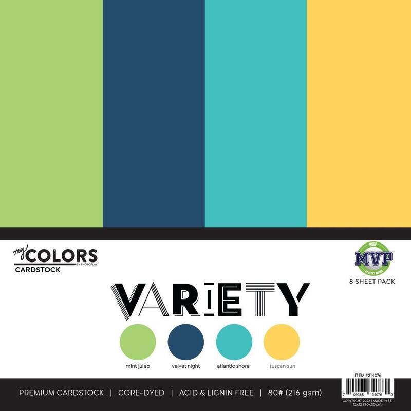 N Photoplay Cardstock Variety Pack 8pkg MVP Golf