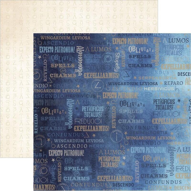 N Paper House Harry Potter Double-Sided Cardstock 12&quot;X12&quot; Harry Potter Spells
