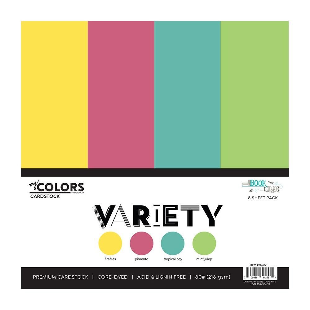 N Photoplay Cardstock Variety Pack 8/pkg Book Club