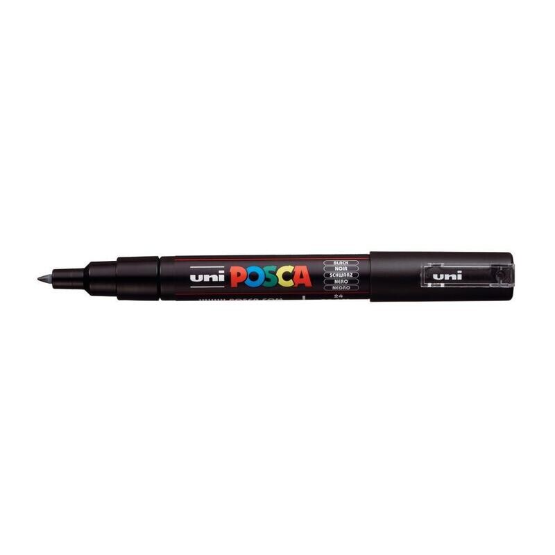 N POSCA 1M Extra-Fine Bullet Tip Marker Black