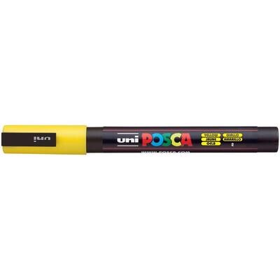 N POSCA 3M Fine Bullet Tip Pen Yellow