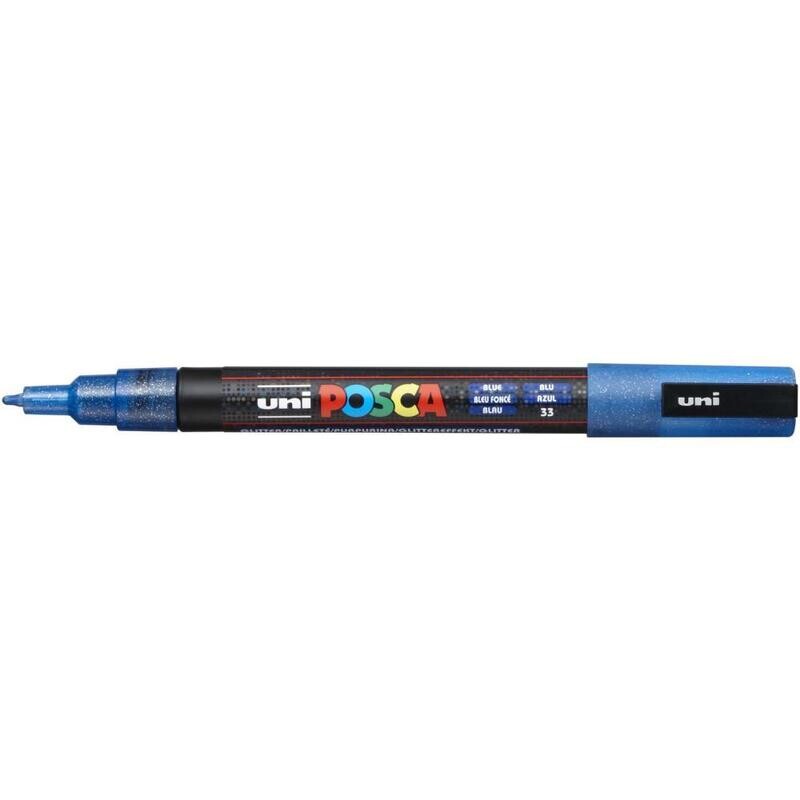 N POSCA 3M Fine Bullet Tip Pen Blue