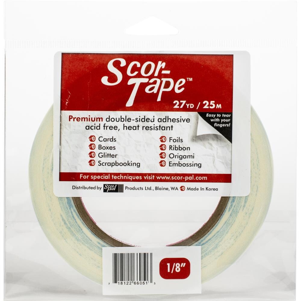 N Scor-tape .125&quot; X 27yd